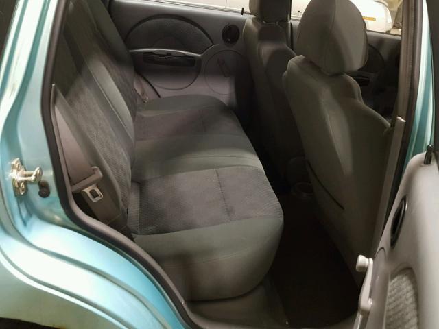 KL1TD62675B378390 - 2005 CHEVROLET AVEO BASE Dəniz mavisi foto 6