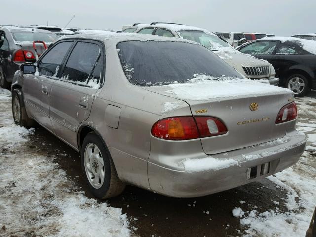 1NXBR18E4XZ225492 - 1999 TOYOTA COROLLA VE BEIGE photo 3