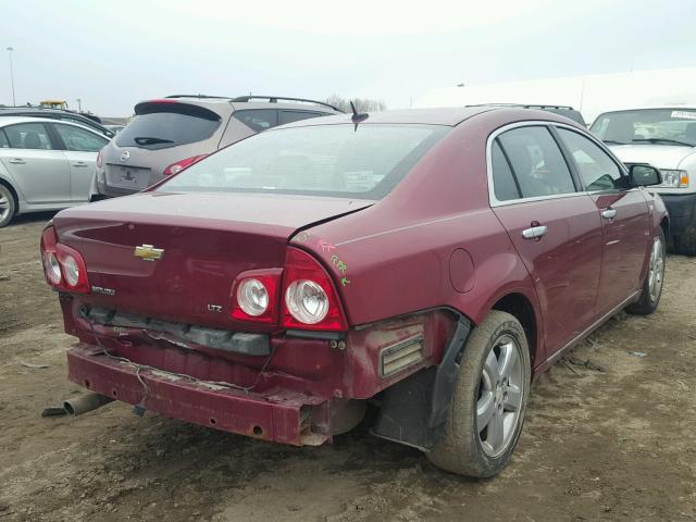 1G1ZK57B98F209339 - 2008 CHEVROLET MALIBU LTZ 红色 照片 4