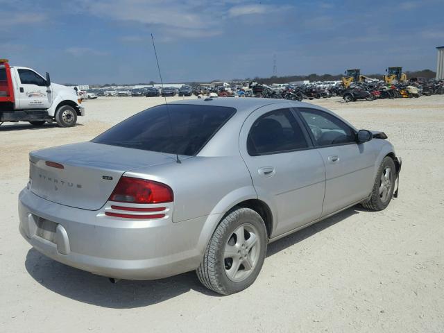 1B3EL46X66N266290 - 2006 DODGE STRATUS SX SILVER photo 4