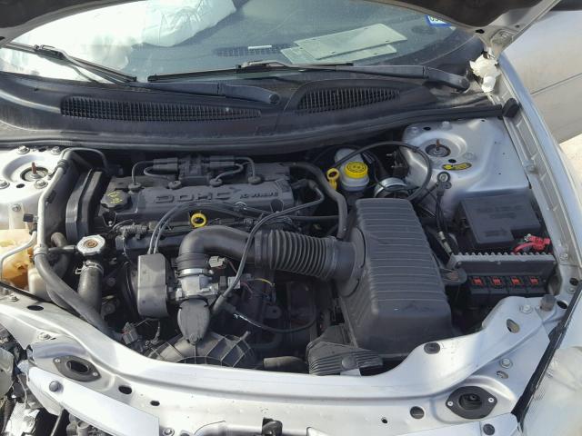 1B3EL46X66N266290 - 2006 DODGE STRATUS SX SILVER photo 7