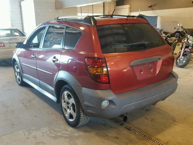 5Y2SL62894Z462449 - 2004 PONTIAC VIBE RED photo 3