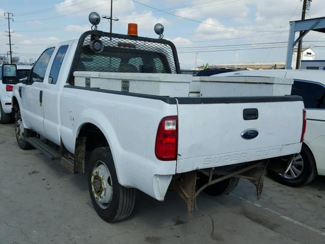 1FTSX21519EB25227 - 2009 FORD F250 SUPER WHITE photo 3