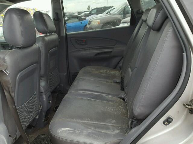 KM8JN12D25U221767 - 2005 HYUNDAI TUCSON GLS GRAY photo 6