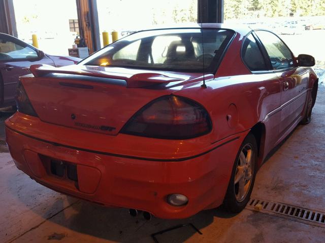 1G2NV12E6YM880961 - 2000 PONTIAC GRAND AM G RED photo 4