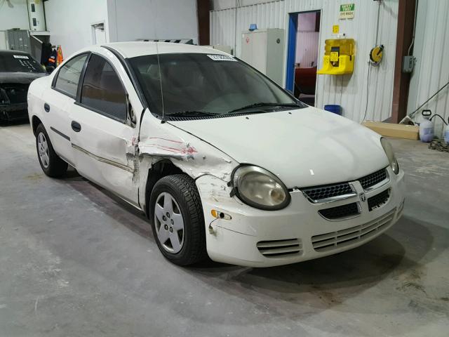 1B3ES26C13D135886 - 2003 DODGE NEON SE WHITE photo 1