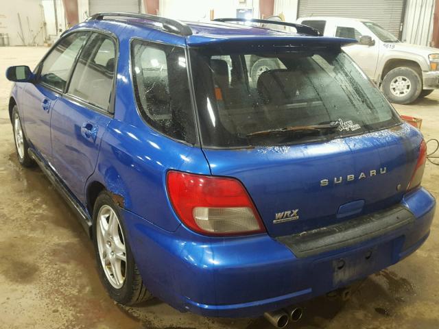 JF1GG29682G834949 - 2002 SUBARU IMPREZA WR BLUE photo 3