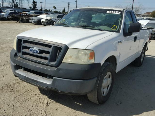 1FTRF12235NB93975 - 2005 FORD F150 WHITE photo 2