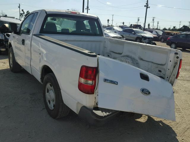 1FTRF12235NB93975 - 2005 FORD F150 WHITE photo 3