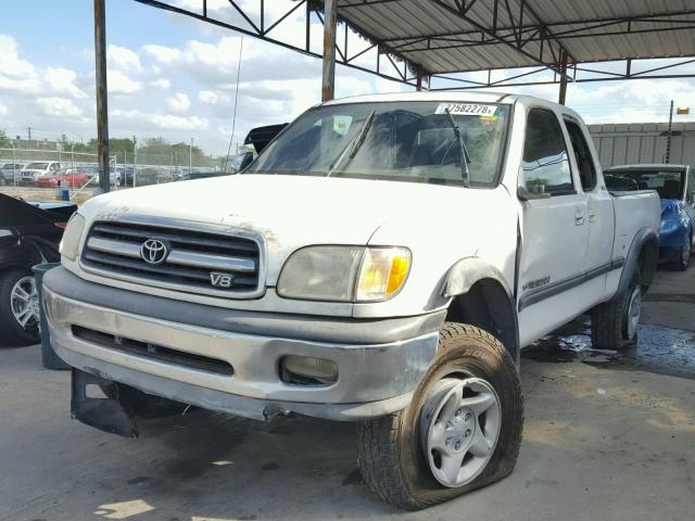 5TBBT4412YS082132 - 2000 TOYOTA TUNDRA ACC WHITE photo 2