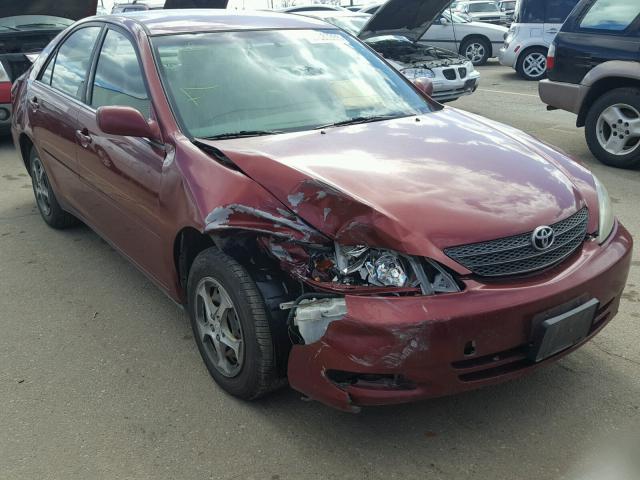 JTDBE32K530158784 - 2003 TOYOTA CAMRY LE MAROON photo 1