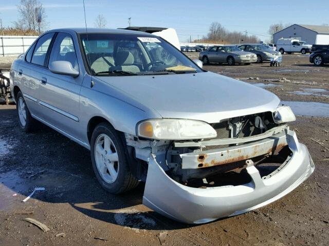 3N1CB51A32L554332 - 2002 NISSAN SENTRA GXE SILVER photo 1