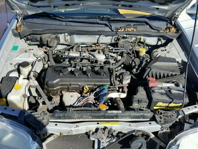 3N1CB51A32L554332 - 2002 NISSAN SENTRA GXE SILVER photo 7