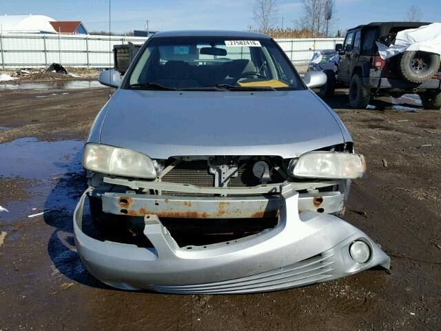 3N1CB51A32L554332 - 2002 NISSAN SENTRA GXE SILVER photo 9