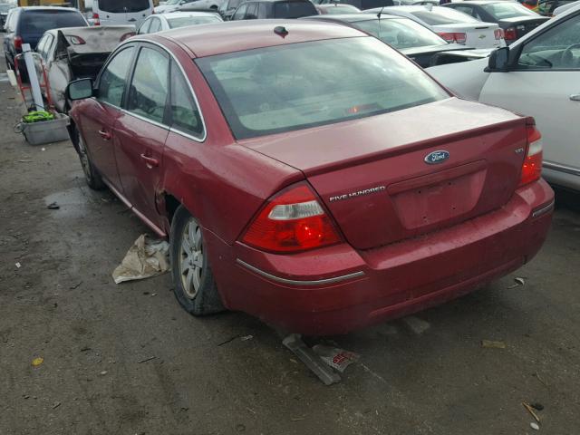 1FAHP24197G128760 - 2007 FORD FIVE HUNDR RED photo 3