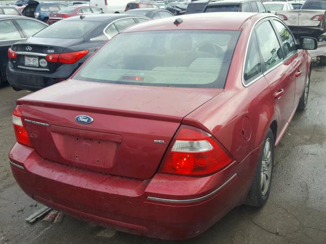 1FAHP24197G128760 - 2007 FORD FIVE HUNDR RED photo 4