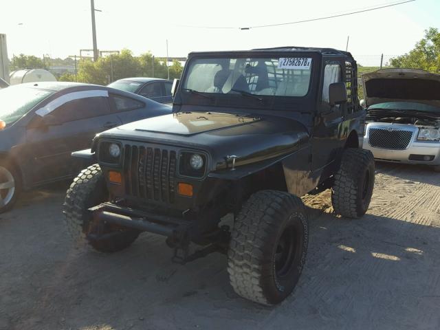 1J4FY19PXPP257140 - 1993 JEEP WRANGLER / BLACK photo 2