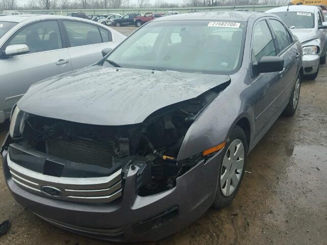 3FAHP06ZX7R244744 - 2007 FORD FUSION S GRAY photo 2