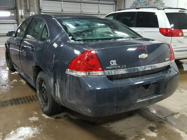 2G1WB57K291275274 - 2009 CHEVROLET IMPALA LS GRAY photo 3