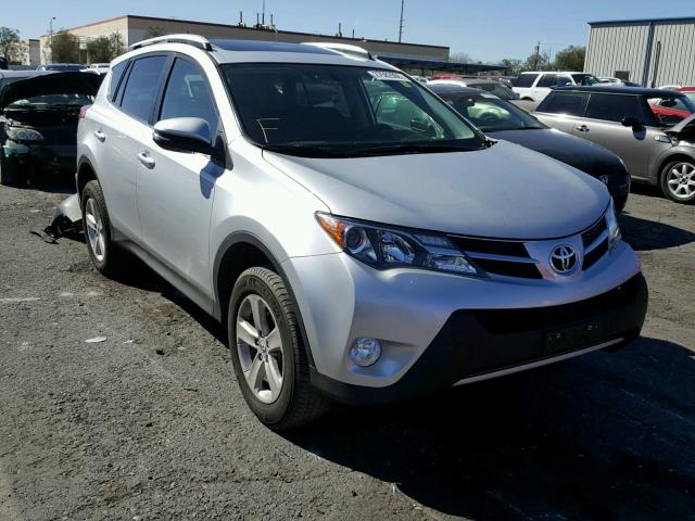 JTMWFREVXD5017673 - 2013 TOYOTA RAV4 XLE SILVER photo 1