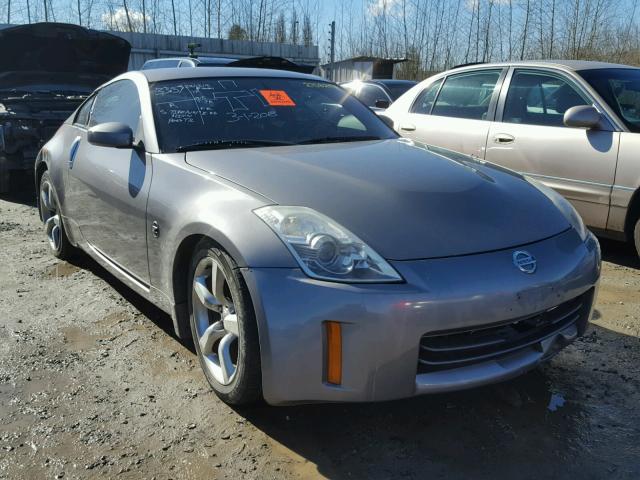 JN1BZ34D88M705021 - 2008 NISSAN 350Z COUPE GRAY photo 1