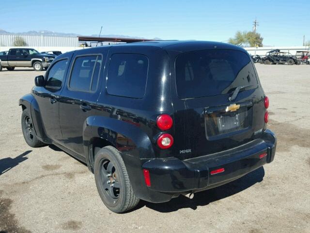 3GNBABDB9AS588561 - 2010 CHEVROLET HHR LT BLACK photo 3