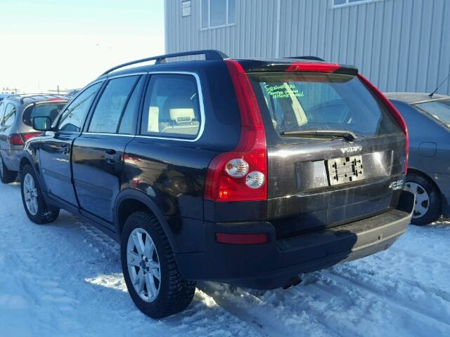 YV1CZ91H631014053 - 2003 VOLVO XC90 T6 BLACK photo 3