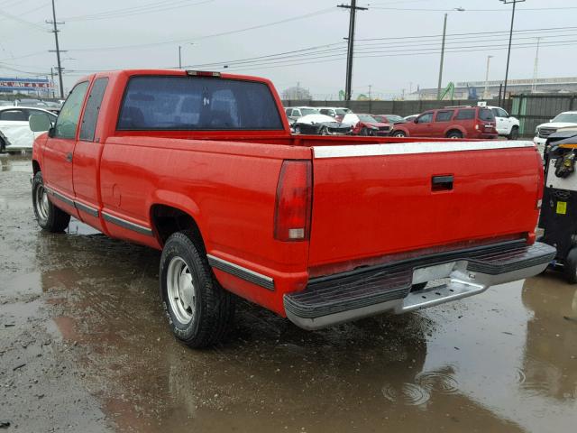 1GTEC19K3RE547707 - 1994 GMC SIERRA C15 RED photo 3