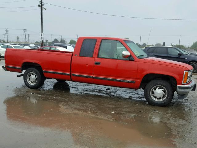 1GTEC19K3RE547707 - 1994 GMC SIERRA C15 RED photo 9