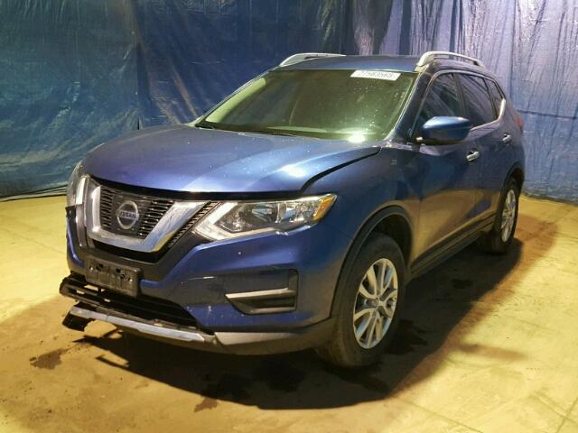 KNMAT2MV0HP580978 - 2017 NISSAN ROGUE S BLUE photo 2