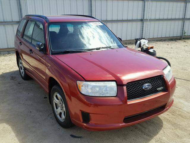 JF1SG63627H736771 - 2007 SUBARU FORESTER 2 MAROON photo 1