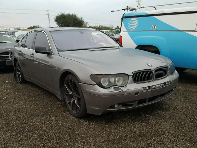 WBAGL63463DP62606 - 2003 BMW 745 I CHARCOAL photo 1