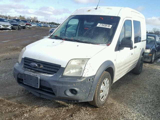 NM0LS6AN2AT001796 - 2010 FORD TRANSIT CO WHITE photo 2