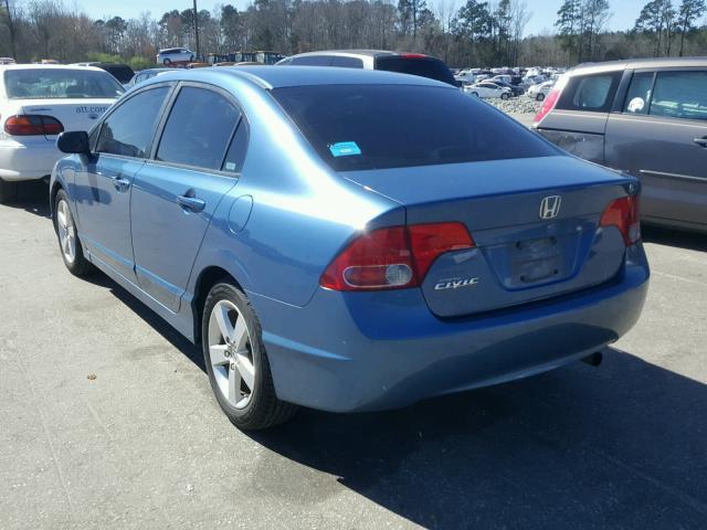 1HGFA16808L092703 - 2008 HONDA CIVIC EX Mavi foto 3
