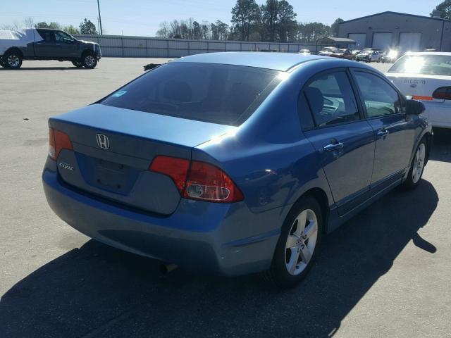1HGFA16808L092703 - 2008 HONDA CIVIC EX Mavi foto 4