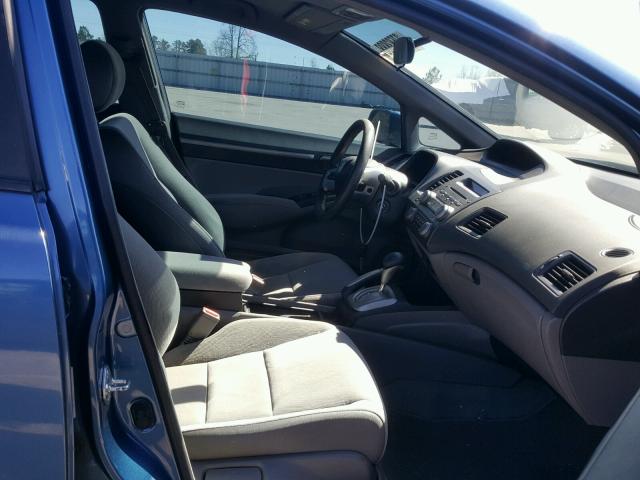 1HGFA16808L092703 - 2008 HONDA CIVIC EX Mavi foto 5