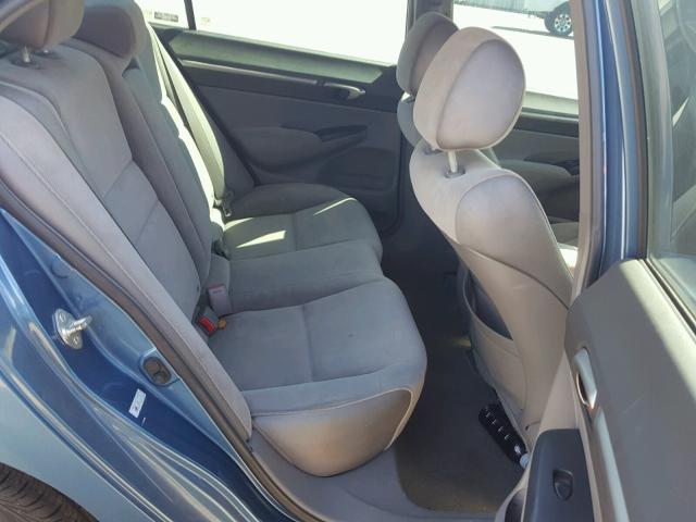 1HGFA16808L092703 - 2008 HONDA CIVIC EX Mavi foto 6