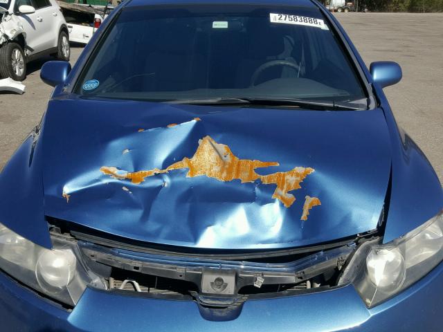 1HGFA16808L092703 - 2008 HONDA CIVIC EX Mavi foto 7