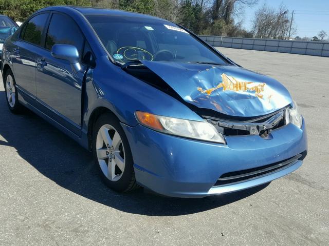 1HGFA16808L092703 - 2008 HONDA CIVIC EX Mavi foto 9