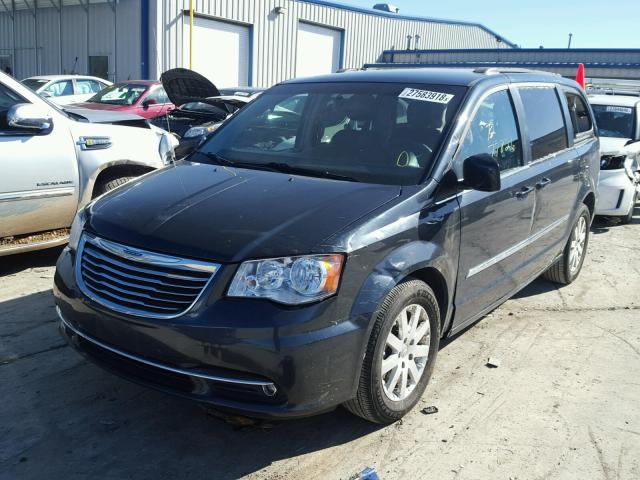 2C4RC1BG8ER207862 - 2014 CHRYSLER TOWN & COU BLUE photo 2