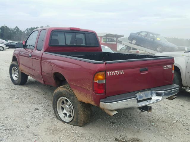 5TESN92N0YZ709174 - 2000 TOYOTA TACOMA XTR RED photo 3