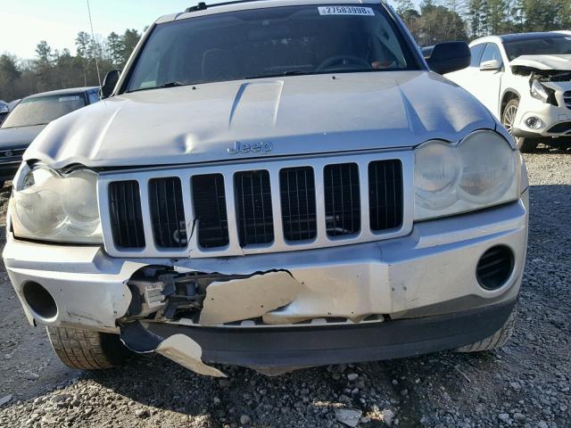 1J4GS48K05C632888 - 2005 JEEP GRAND CHER SILVER photo 9