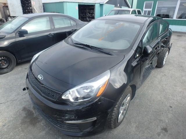 KNADM4A30G6574611 - 2016 KIA RIO LX BLACK photo 3