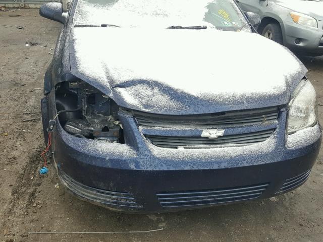 1G1AT58H397101677 - 2009 CHEVROLET COBALT LT BLUE photo 7