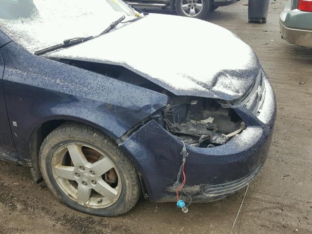 1G1AT58H397101677 - 2009 CHEVROLET COBALT LT BLUE photo 9