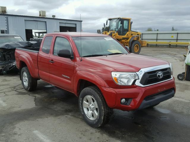 5TFTU4GN0EX064094 - 2014 TOYOTA TACOMA PRE RED photo 1