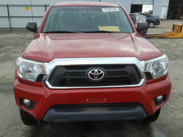 5TFTU4GN0EX064094 - 2014 TOYOTA TACOMA PRE RED photo 9