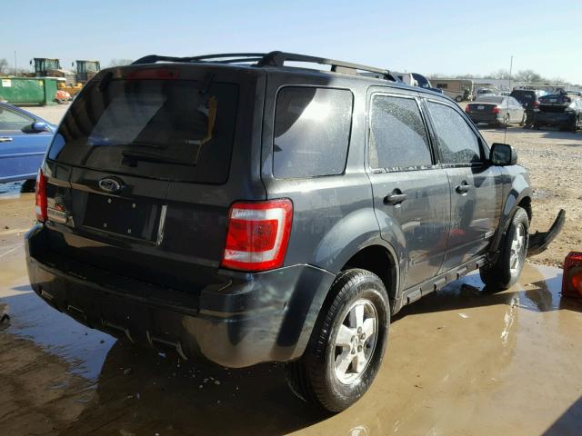 1FMCU02Z28KA77963 - 2008 FORD ESCAPE XLS GRAY photo 4