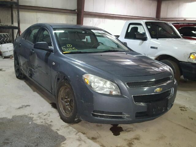 1G1ZG57B38F189185 - 2008 CHEVROLET MALIBU LS ნაცრისფერი ფოტო 1