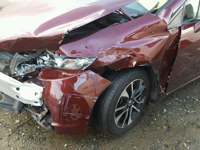 19XFB2F87DE247543 - 2013 HONDA CIVIC EX MAROON photo 9